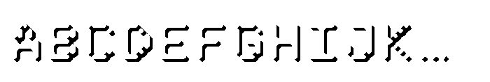 Pixmon Dmond Shadow SE Font UPPERCASE