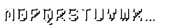 Pixmon Dmond Shadow SE Font UPPERCASE