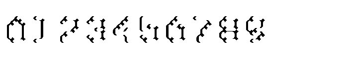 Pixmon Dmond Shadow W Font OTHER CHARS