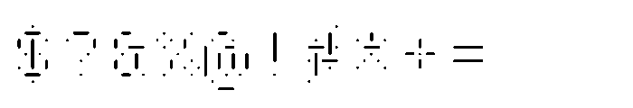 Pixmon Dmond Stencil Font OTHER CHARS