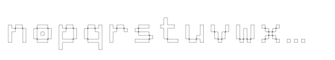 Pixmon Max Font LOWERCASE
