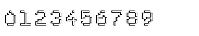 Pixmon Min R Font OTHER CHARS