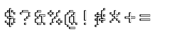Pixmon Min R Font OTHER CHARS