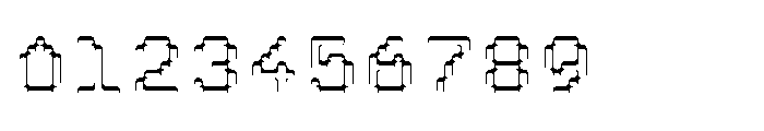 Pixmon Round Hollow HS Font OTHER CHARS