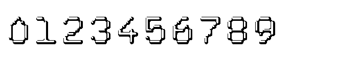 Pixmon Round Hollow NW Font OTHER CHARS
