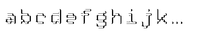 Pixmon Round Hollow VW FONT