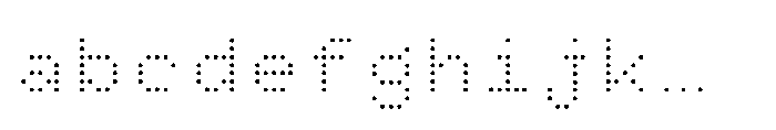 Pixmon Round Mini Grid Fade FONT