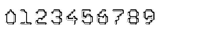 Pixmon Round Mini Hollow SW Font OTHER CHARS