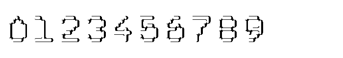 Pixmon Round Mini Hollow VW Font OTHER CHARS