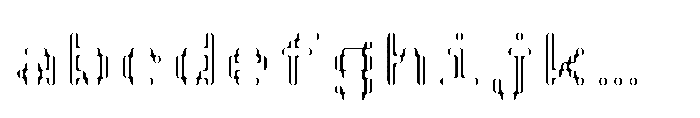 Pixmon Round Mini Hollow V FONT