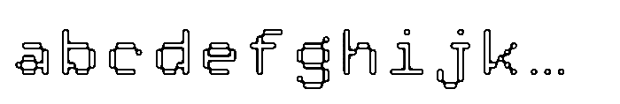 Pixmon Round Mini Hollow FONT