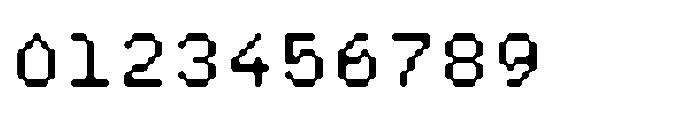 Pixmon Round Mini Regular Font OTHER CHARS
