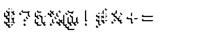 Pixmon Round Mini Shadow SW Font OTHER CHARS