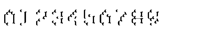 Pixmon Round Mini Shadow W Font OTHER CHARS
