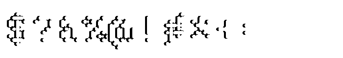 Pixmon Round Mini Shadow W Font OTHER CHARS
