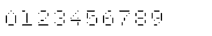 Pixmon Round Mini Stencil Font OTHER CHARS
