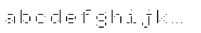 Pixmon Round Mini Stencil FONT