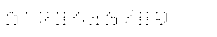Pixmon Round Outline Font OTHER CHARS