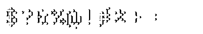 Pixmon Round Shadow E Font OTHER CHARS