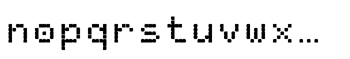 Pixmon Variables Grid Font LOWERCASE