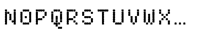 Pixmon Variables Mini Grid Font UPPERCASE