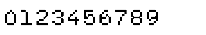 Pixmon Variables Regular Font OTHER CHARS