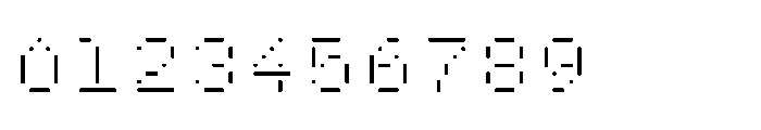 Pixmon Variables Stencil Font OTHER CHARS