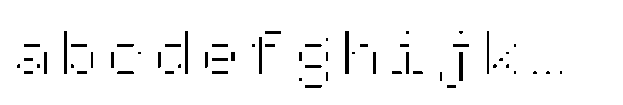 Pixmon Variables Stencil FONT