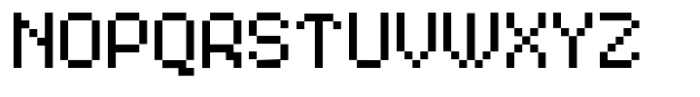 Pixo Type Regular Font UPPERCASE