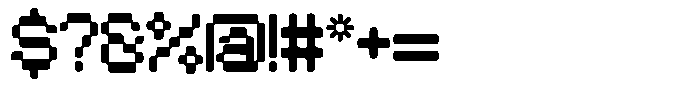Pixolism Font OTHER CHARS