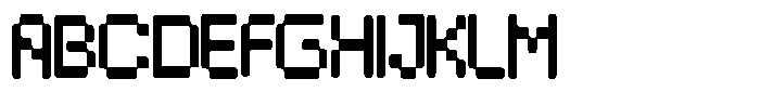 Pixolism Font UPPERCASE