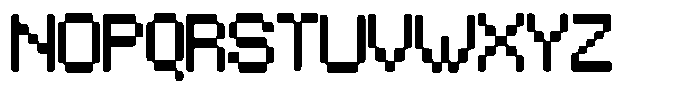 Pixolism Font UPPERCASE