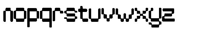 Pixolism Font LOWERCASE
