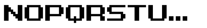 Pixon Font LOWERCASE