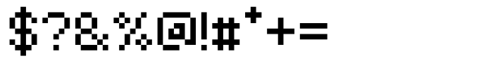 Pixora Font OTHER CHARS