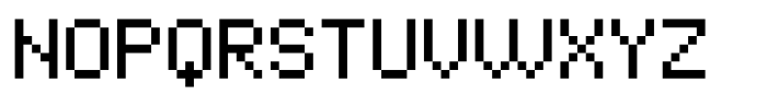 Pixora Font UPPERCASE