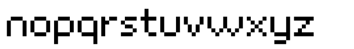 Pixora Font LOWERCASE
