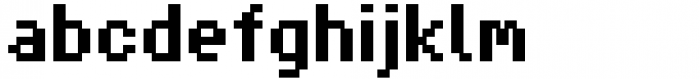 Pixter Display Bold Font LOWERCASE