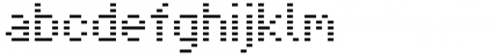 Pixter Terminal Font LOWERCASE