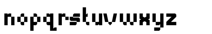 Pixto Extra Bold Font LOWERCASE