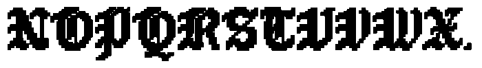 Pixtura Bold Font UPPERCASE
