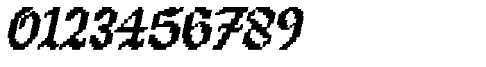 Pixtura Italic Font OTHER CHARS