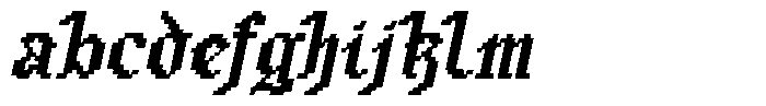 Pixtura Italic FONT