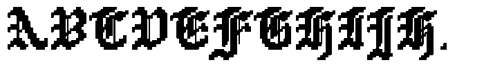 Pixtura Regular Font UPPERCASE