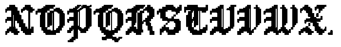 Pixtura Regular Font UPPERCASE
