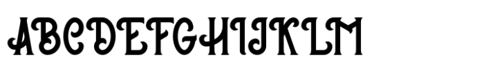 Pizza Gang Serif Font UPPERCASE