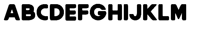 Pizzaroo Font UPPERCASE