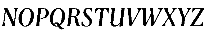 Pialat Deck Italic Font UPPERCASE