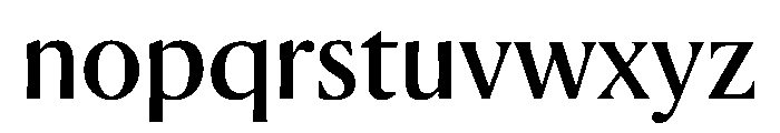 Pialat Deck Roman Font LOWERCASE