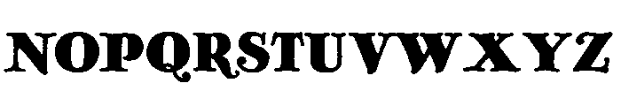 PickworthOldStyle Regular Font UPPERCASE